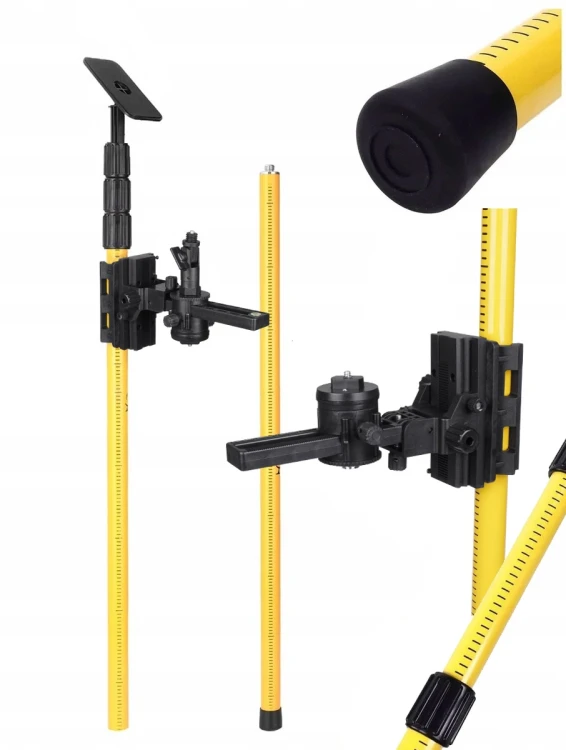 tyczka do lasera MAPOWER DKTYC07 285 cm z uchwytem i stopką