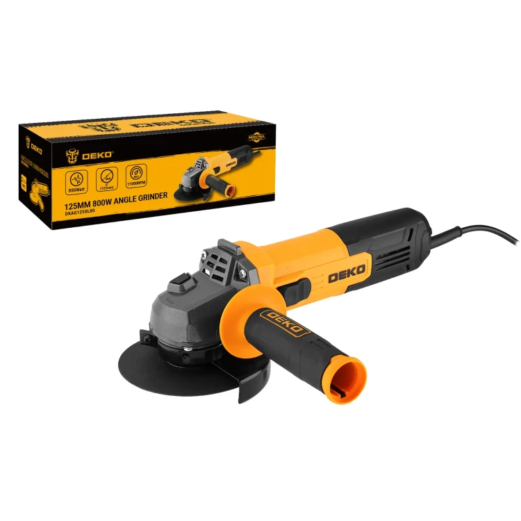Szlifierka kątowa 125 mm DKAG125XL80 dla majsterkowiczy i ekip budowlanych