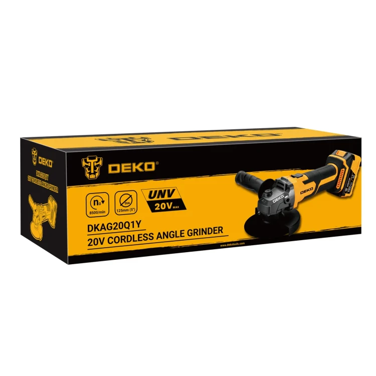 Szlifierka kątowa na baterie DKAG20Q1Y-S1 marki DEKO