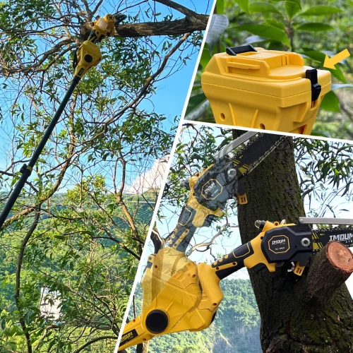 Pilarka akumulatorowa łańcuchowa + wysięgnik DLJ04+GZGMT dla usługodawców ogrodowych i prywatnych ogrodników