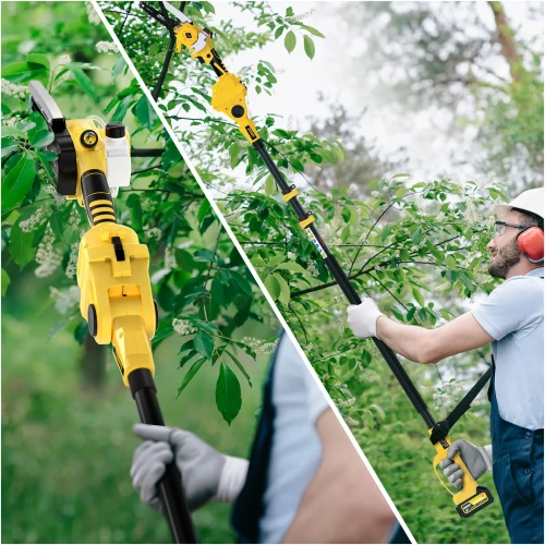 Teleskopowy wysięgnik do piły akumulatorowej GZGMT dla ogrodników i pasjonatów