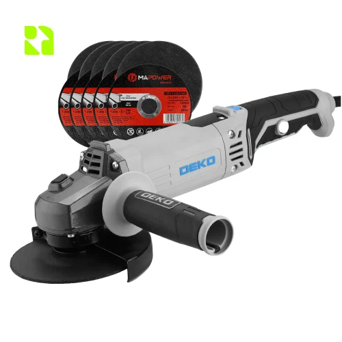 DIAX - szlifierka kątowa z regulacją obrotów - DEKO DKAG125XP110S + MPCW10