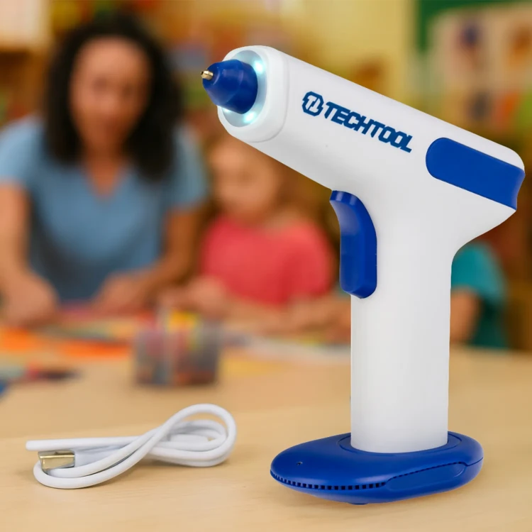 Pistolet do kleju TTGG02 TECHTOOL dla klas szkolnych i przedszkolnych