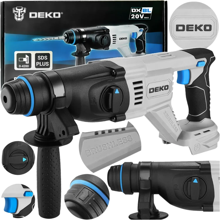 Młotowiertarka akumulatorowa DKBL20RH01-S0 do wiercenia i podkuwania
