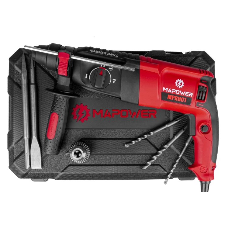 Młotowiertarka MPRH01 dla ekip budowlanych i domowych masjterkowiczów
