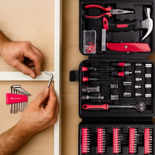 Zestaw narzędzi MPTS165 dla domowych majsterkowiczów i profesjonalistów