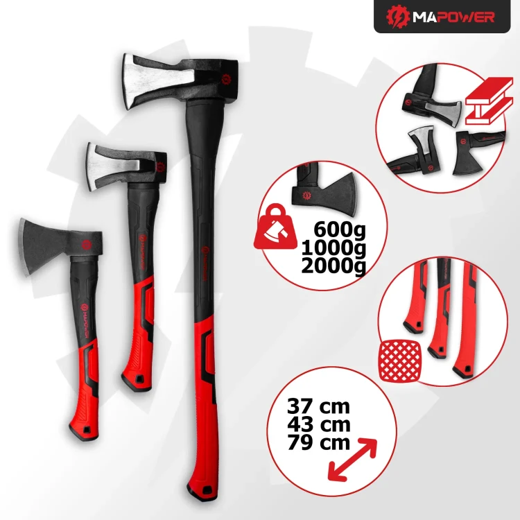 Zestaw siekier do łupania MPAX-S3 marki MAPOWER