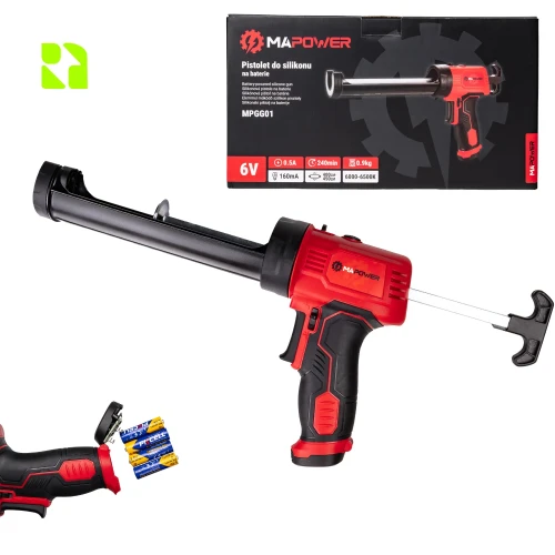 Pistolet do silikonu akumulatorowy MPGG01 MAPOWER