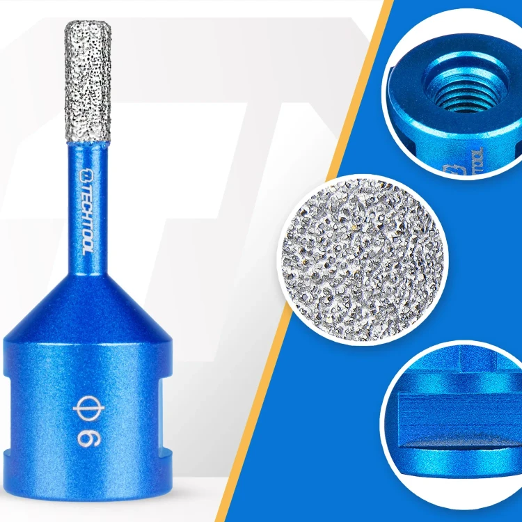 Koronka / Otwornica diamentowa 6 mm TTHS6 dla budowlańców i wykończeniowców