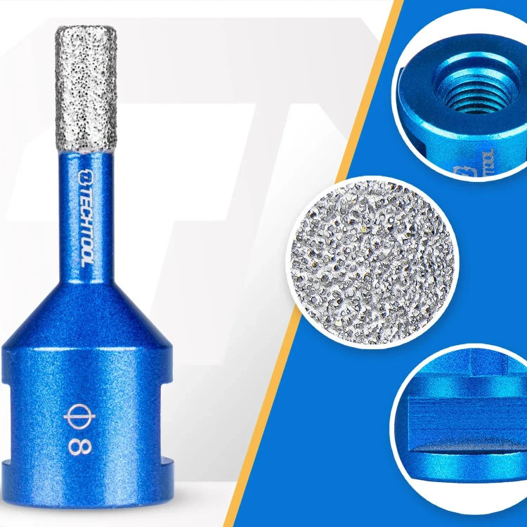 Koronka / Otwornica diamentowa 8 mm TTHS8 dla profesjonalistów i ekip budowlanych