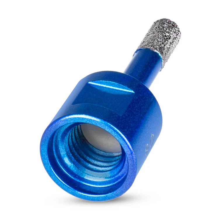 Koronka / Otwornica diamentowa 8 mm TTHS8 z gwintem M14 do precyzyjnej pracy ze szlifierką kątową