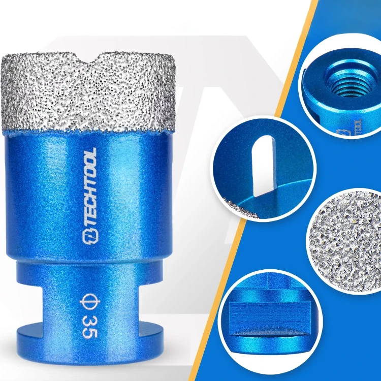 Koronka / Otwornica diamentowa 35 mm TTHS35 dla profesjonalnych i okazjonalnych wykończeniowców