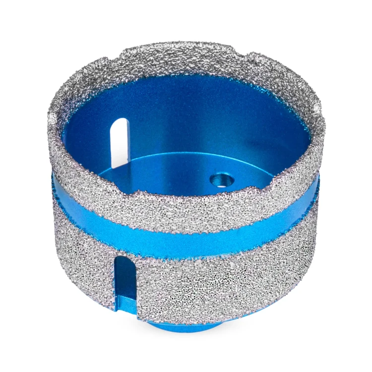 Koronka / Otwornica diamentowa 68 mm z frezem do wiercenia otworów pod pojedyncze i podwójne puszki eleketryczne