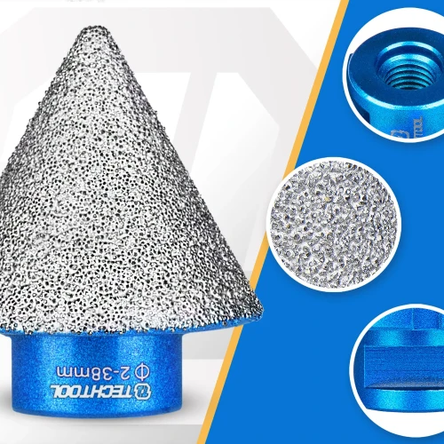 Frez stożek diamentowy TTHS38CC dla profesjonalistów i początkujących wykończeniowców