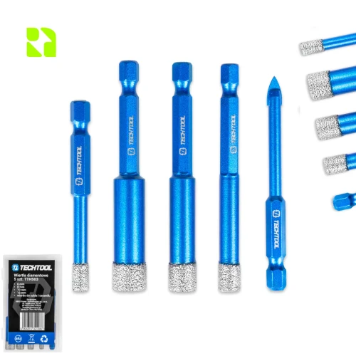 Zestaw otwornic diamentowych TTHS03 TECHTOOL