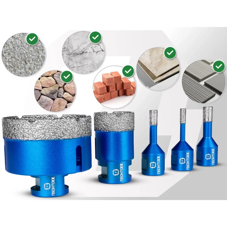 Koronki diamentowe TTHS01 do wiercenia w twardych i wymagających materiałach