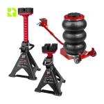 Podnośnik pneumatyczny bałwanek MPBJ01 MAPOWER + kobyłki MPJS02