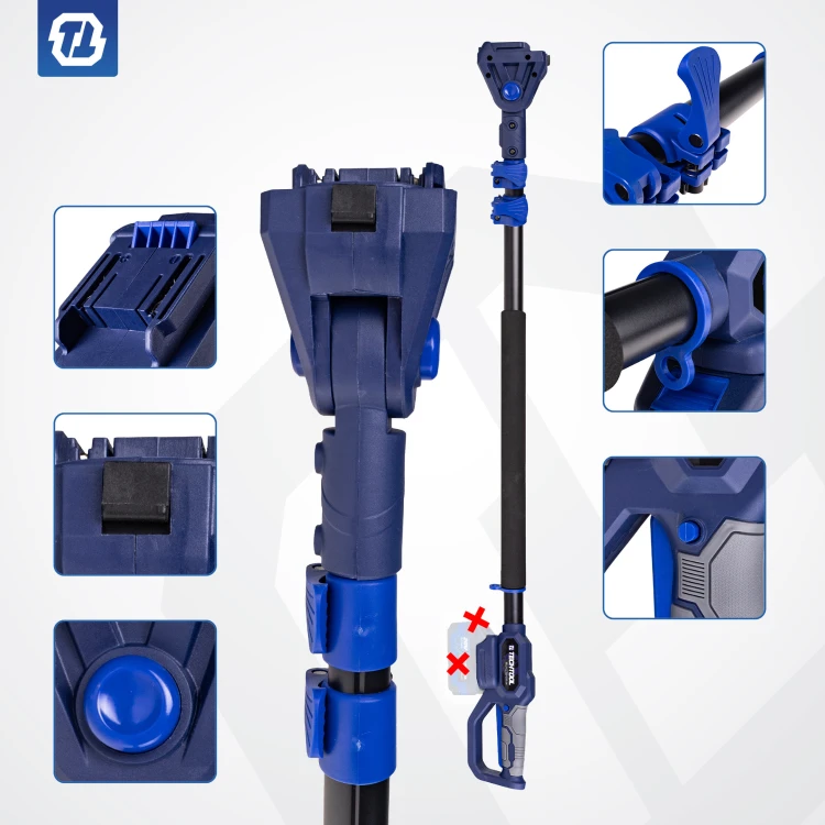 teleskopowy wysięgnik 250 cm TTEP01 do piły akumulatorowej, sekatora i nożyc