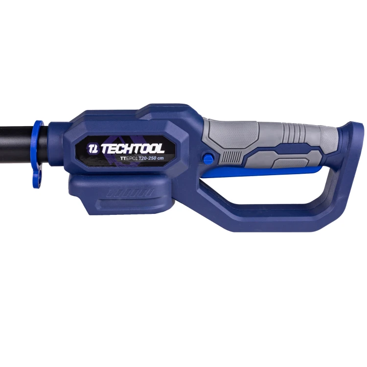 lekki wysięgnik teleskopowy 250 cm TTEP01 z podgumowana rączką i solidnymi zatrzaskami
