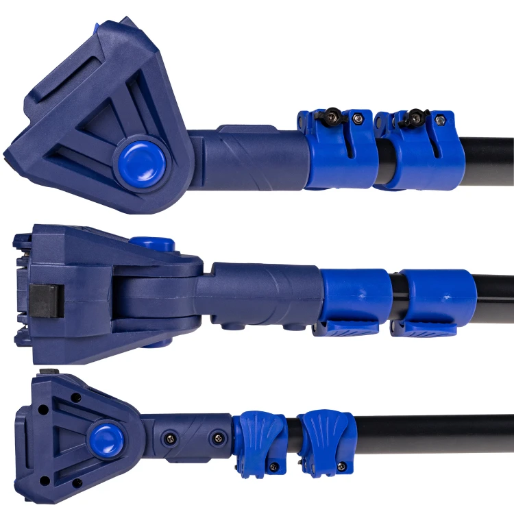 solidne zatrzaski, podgumowana rączka, regulacja głowicy to elementy wysięgnika teleskopowego TTEP01 marki TECHTOOL