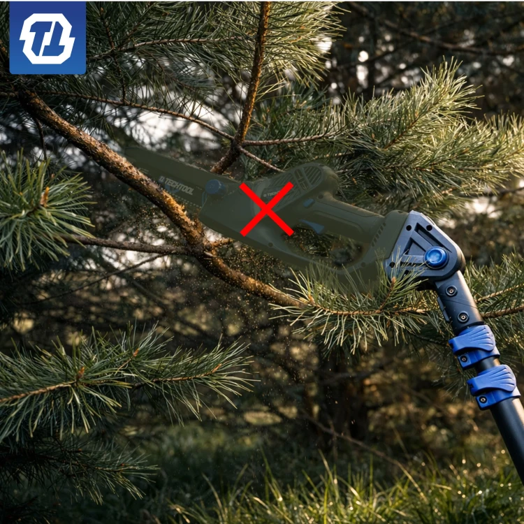 wysięgnik TTEP01 do cięcia drzew na wiosnę i jesień oraz do prac z drewnem