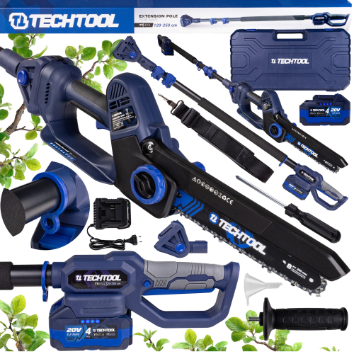 pilarka akumulatorowa na wysięgniku- piła 8 cali TTSC08 TECHTOOL+ wysięgnik TTEP01