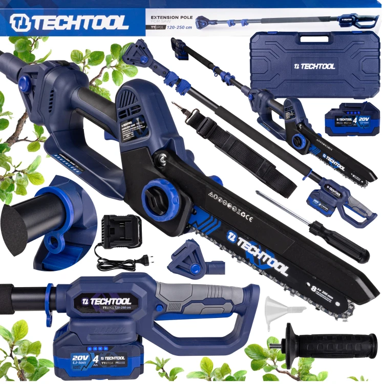 pilarka akumulatorowa na wysięgniku- piła 8 cali TTSC08 TECHTOOL+ wysięgnik TTEP01