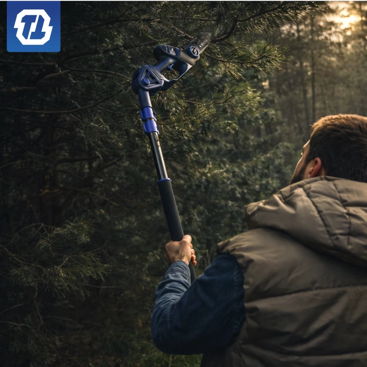 lekka pilarka akumulatorowa na wysięgniku 8 cali TTCS08 do cięcia pod wygodnym kątem+ wysięgnik TTEP01