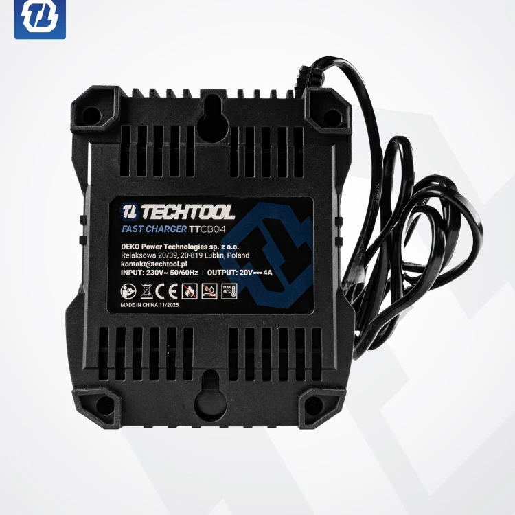 Ładowarka do akumulatora TECHTOOL TTBT04 z szybkim ładowaniem 4A