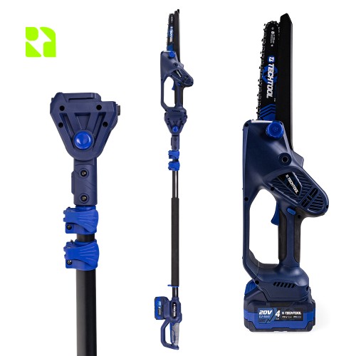 pilarka akumulatorowa do gałęzi na wysięgniku TTCS08+ wysięgnik TTEP01