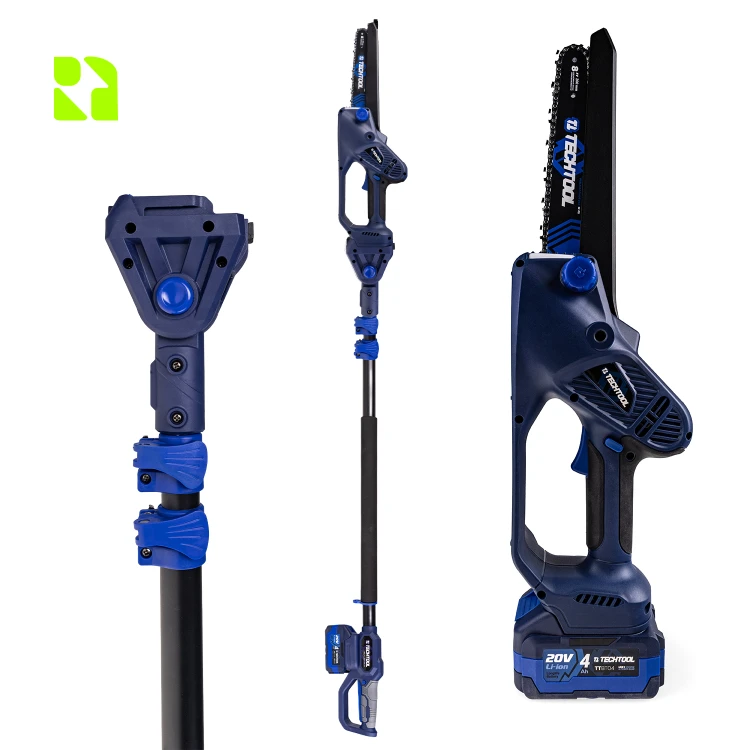 pilarka akumulatorowa do gałęzi na wysięgniku TTCS08+ wysięgnik TTEP01