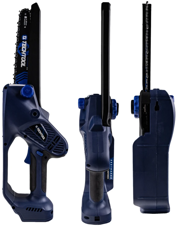 Akumulatorowa pilarka 8 cali TECHTOOL bez baterii i ładowarki z dodatkowym łańcuchem