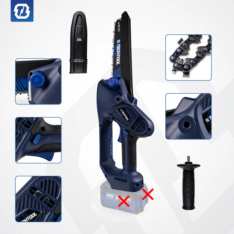 Zestaw TECHTOOL TTCS08 body + łańcuch TTCH08 do cięcia gałęzi