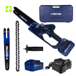 Piła akumulatorowa do gałęzi 8' TECHTOOL TTCS08+akumulator 4Ah+ładowarka+prowadnica+dodatkowy łańcuch