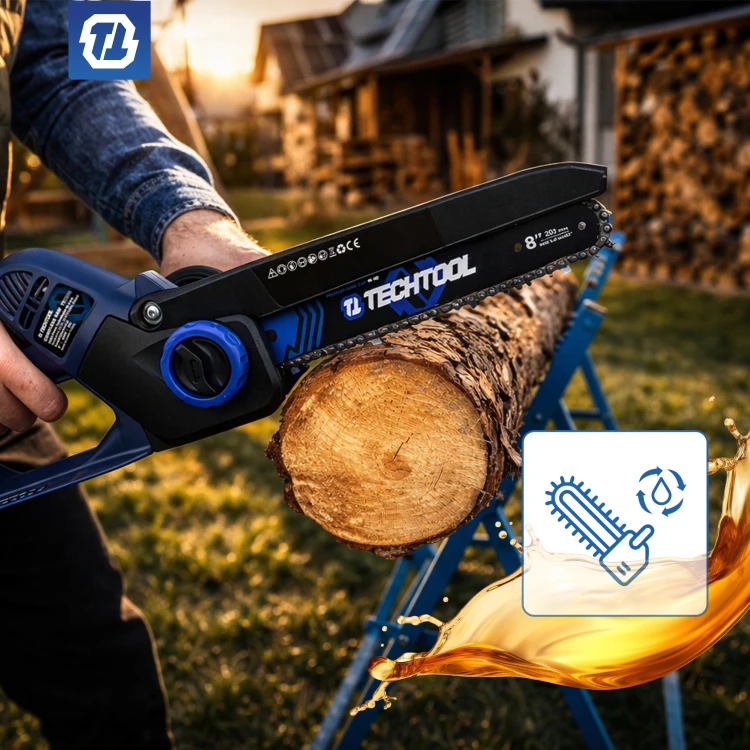 Pilarka 20V body do gałęzi TECHTOOL TTCS08 z zapasowym łańcuchem i prowadnicą