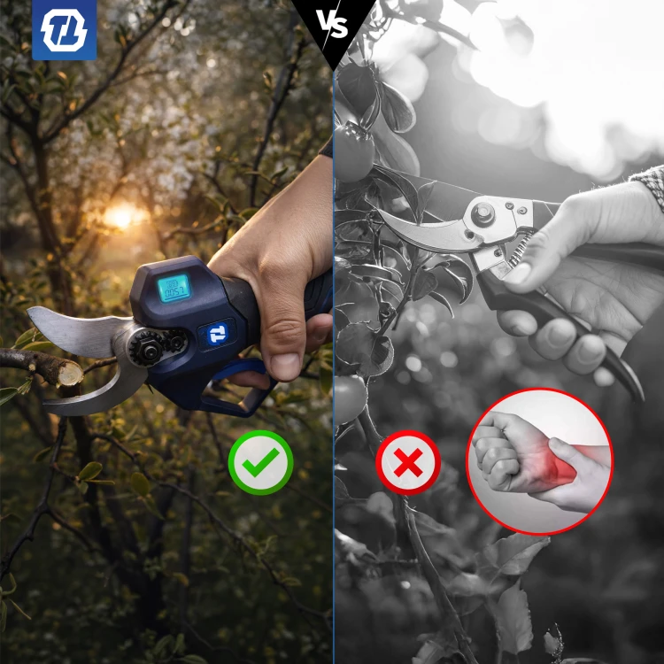 ergonomiczna konstrukcja sekatora TTPS01