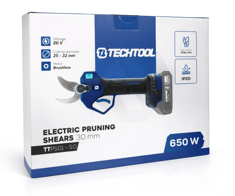 pudełko producenta sekatora akumulatorowego TTPS01