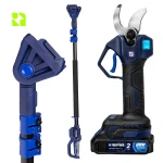 Sekator akumulatorowy na wysięgniku- sekator 30mm TECHTOOL TTPS01 + wysięgnik TTEP01