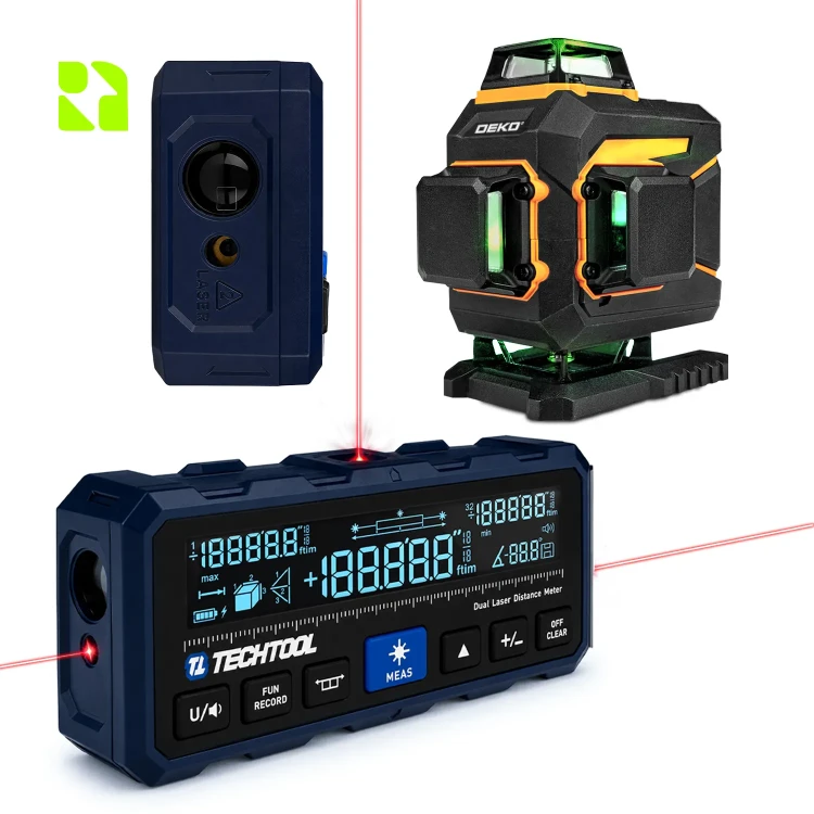 zestaw pomiarowy do remontu i wykończeń dalmierz i poziomica laserowa