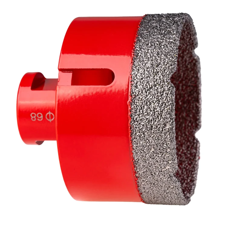 Otwornica diamentowa MAPOWER 68 mm z nasypem diamentowym i bocznym otworem wentylacyjnym