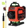 Laser krzyżowy 4D - MPLL01 + tyczka rozporowa do lasera 285 cm DKTYC07 - Zestaw