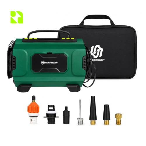 Kompresor samochodowy i dmuchawa MAPOWER MPAC02 12 V / 230 V, 150 PSI