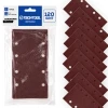 Papier ścierny prostokątny P120 185 x 93 mm, 10 szt. TECHTOOL