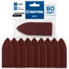 Papier ścierny szpic trójkąt P80 95 x 33 mm, 10 szt. TECHTOOL