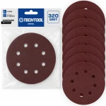 Papier ścierny - krążek ścierny P320 125 mm do okrągłej stopy TECHTOOL TTOS02O
