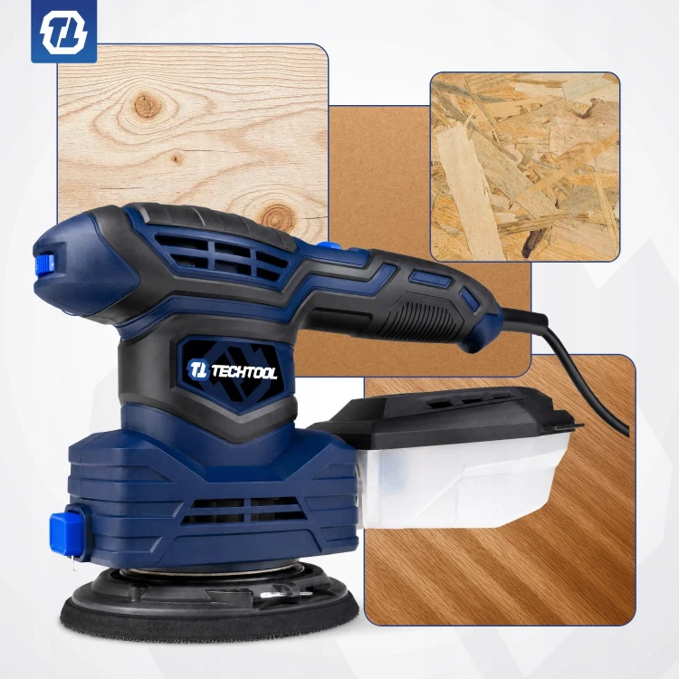 Szlifierka mimośrodowa TTOS02 Techtool do szlifowania płyt drewnianych