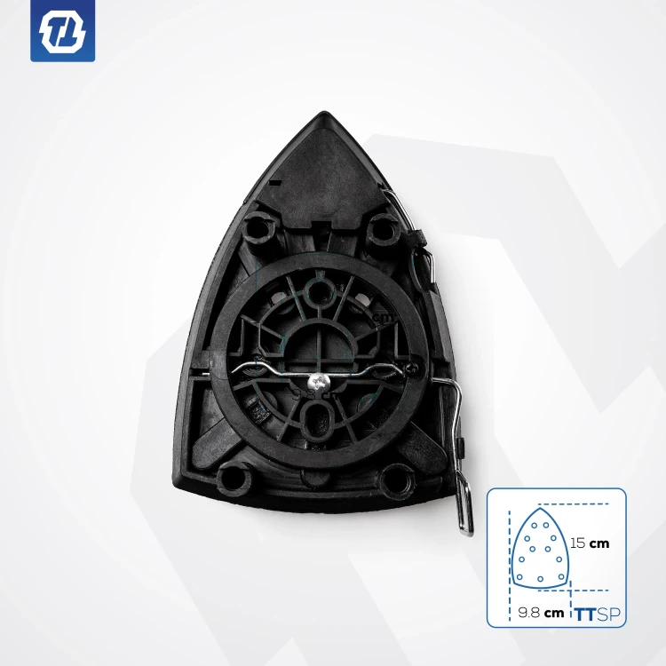 Stopa szlifierska typu żelazko TTOS02I z wymiarami 150 × 98 mm