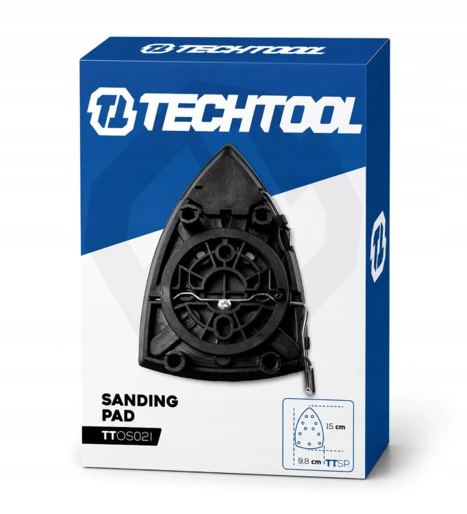 Opakowanie stopy szlifierskiej typu żelazko 150 × 98 mm TTOS02I TECHTOOL