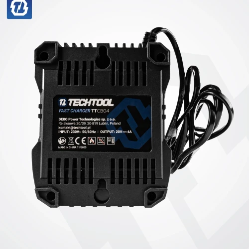Ładowarka do akumulatora TECHTOOL TTBT04 z szybkim ładowaniem 4A