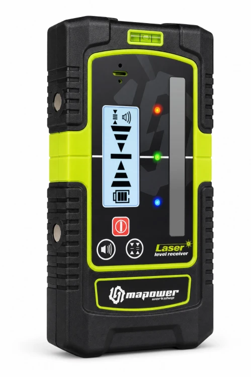 Detektor wiązki lasera MPLR01 – widok przedni pod kątem
